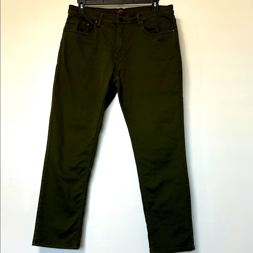 Jachs Green Straight Leg Jeans Classic Style